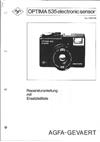 Agfa Optima Sensor electronic manual. Camera Instructions.